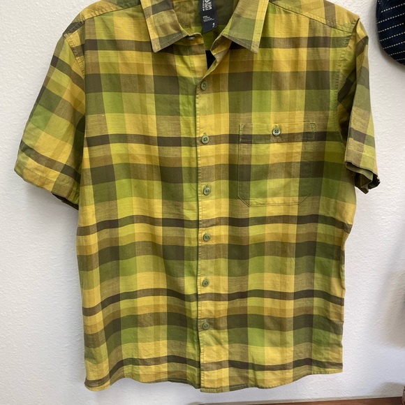 Mountain Hardwear Other - Mountain Hardwear Yellow and Brown Plaid Shirt